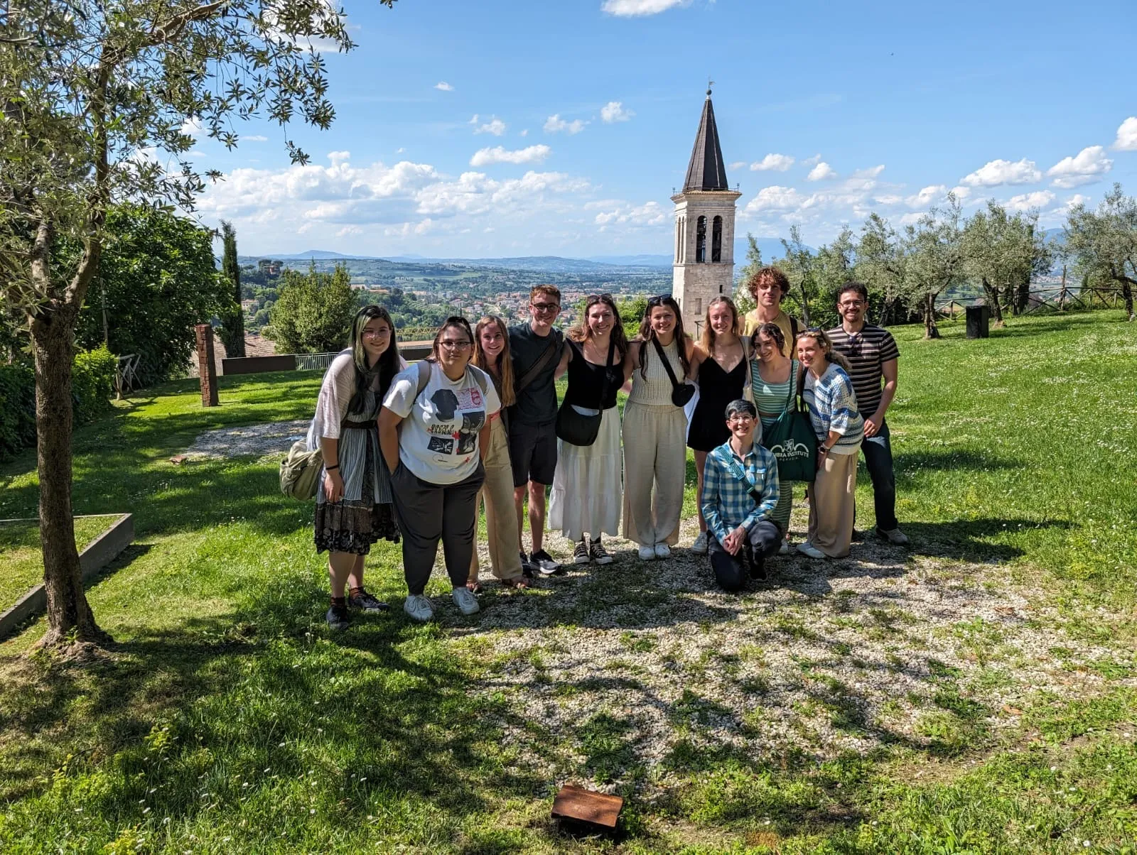 Italy summer group in Spoleto, Italy