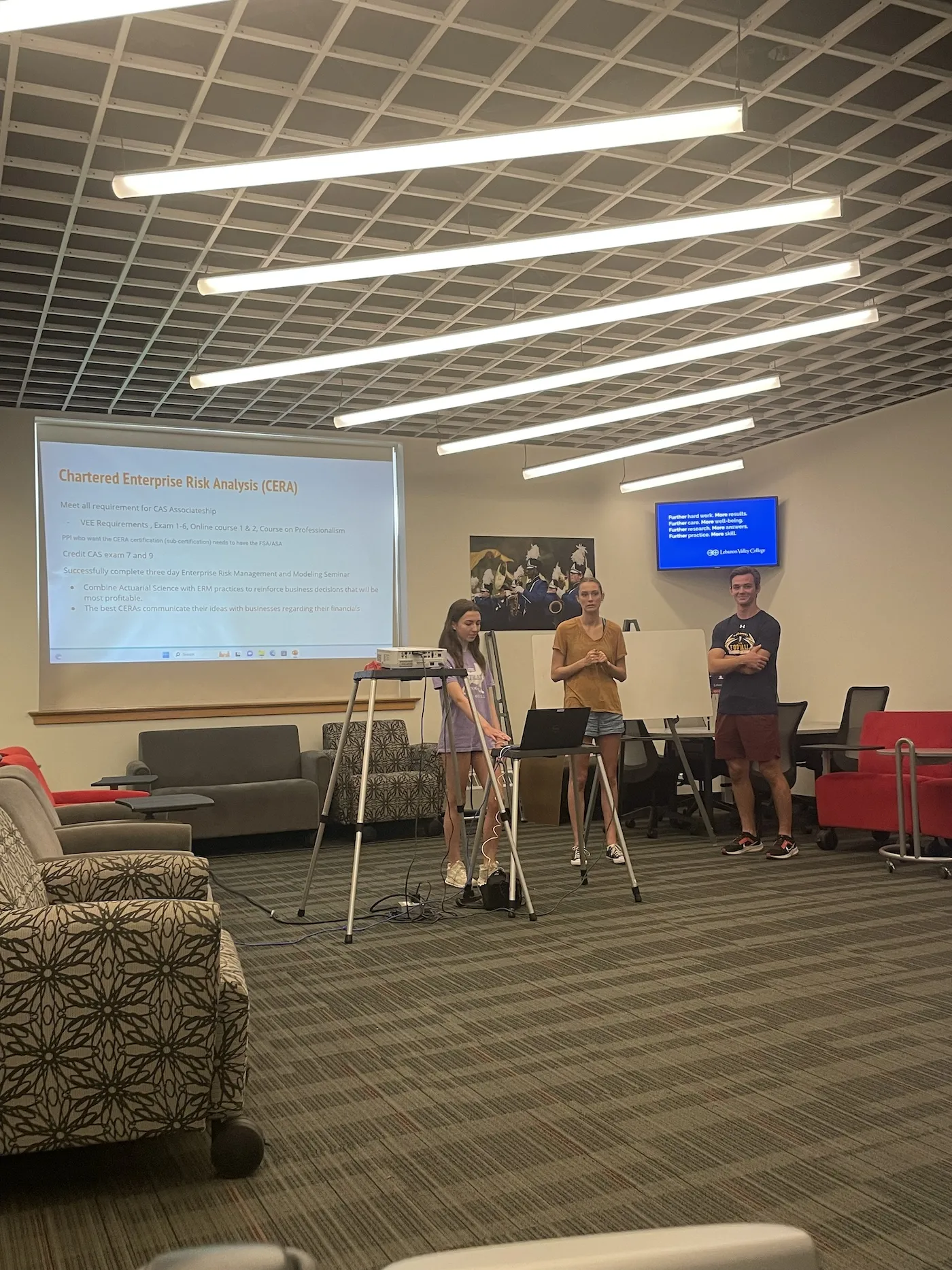 2024 Actuarial Science Camp students present to fellow campers