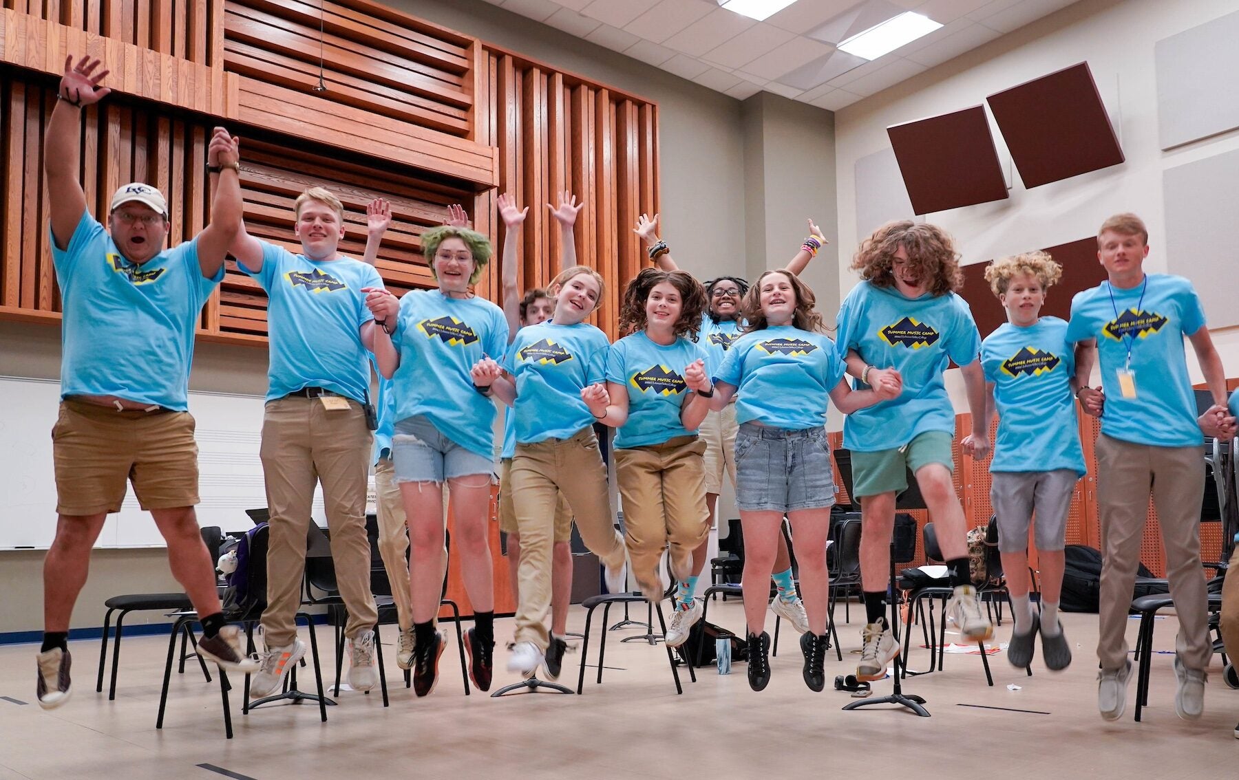 LVC summer music camp students