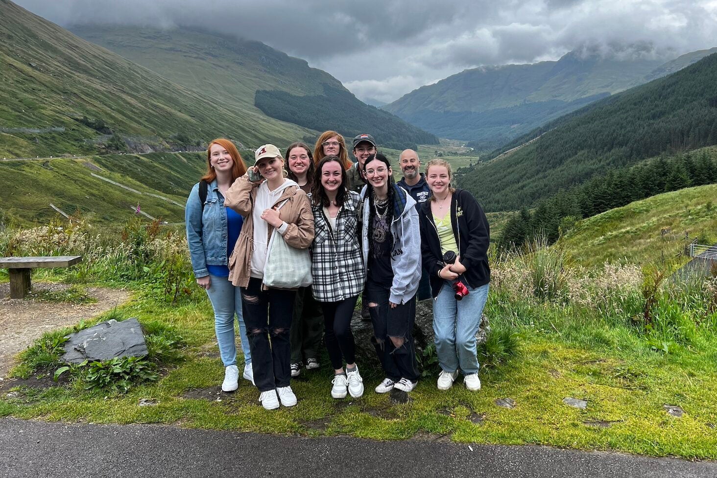 LVC students in Scotland for summer music study abroad program