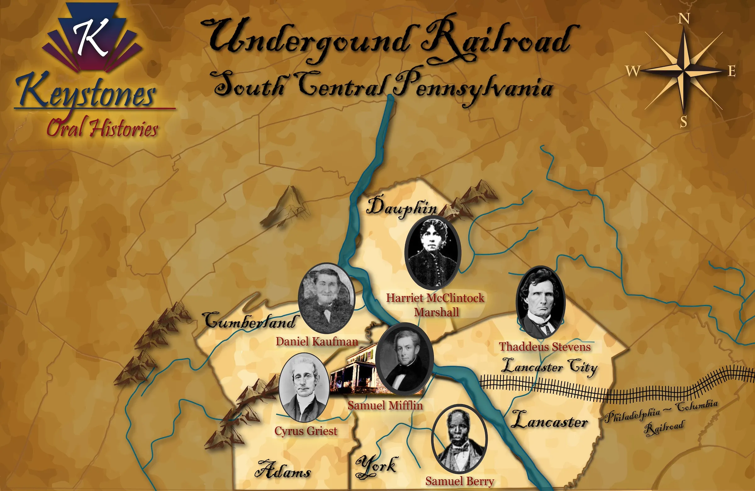 "A History of the Underground Railroad and Abolitionist throughout South Central Pennsylvania" documentary art