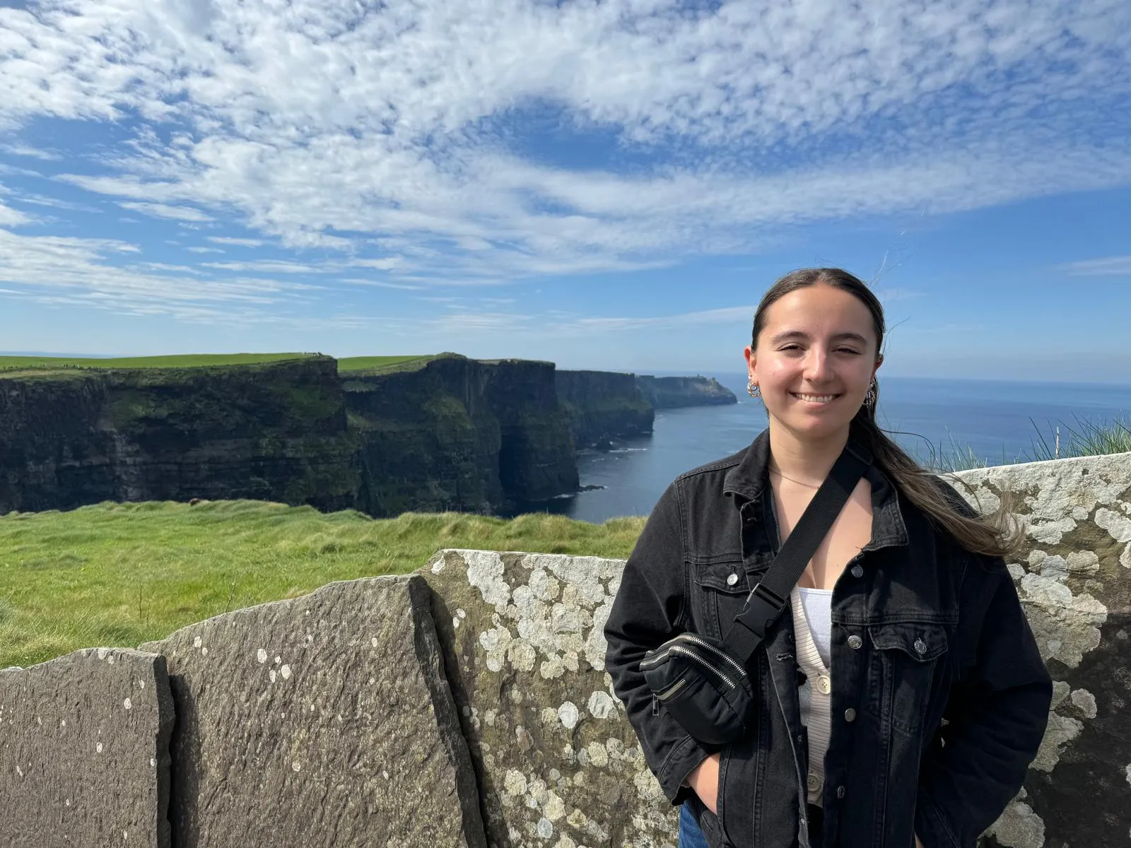 LVC student Jamie Sweigart in Ireland