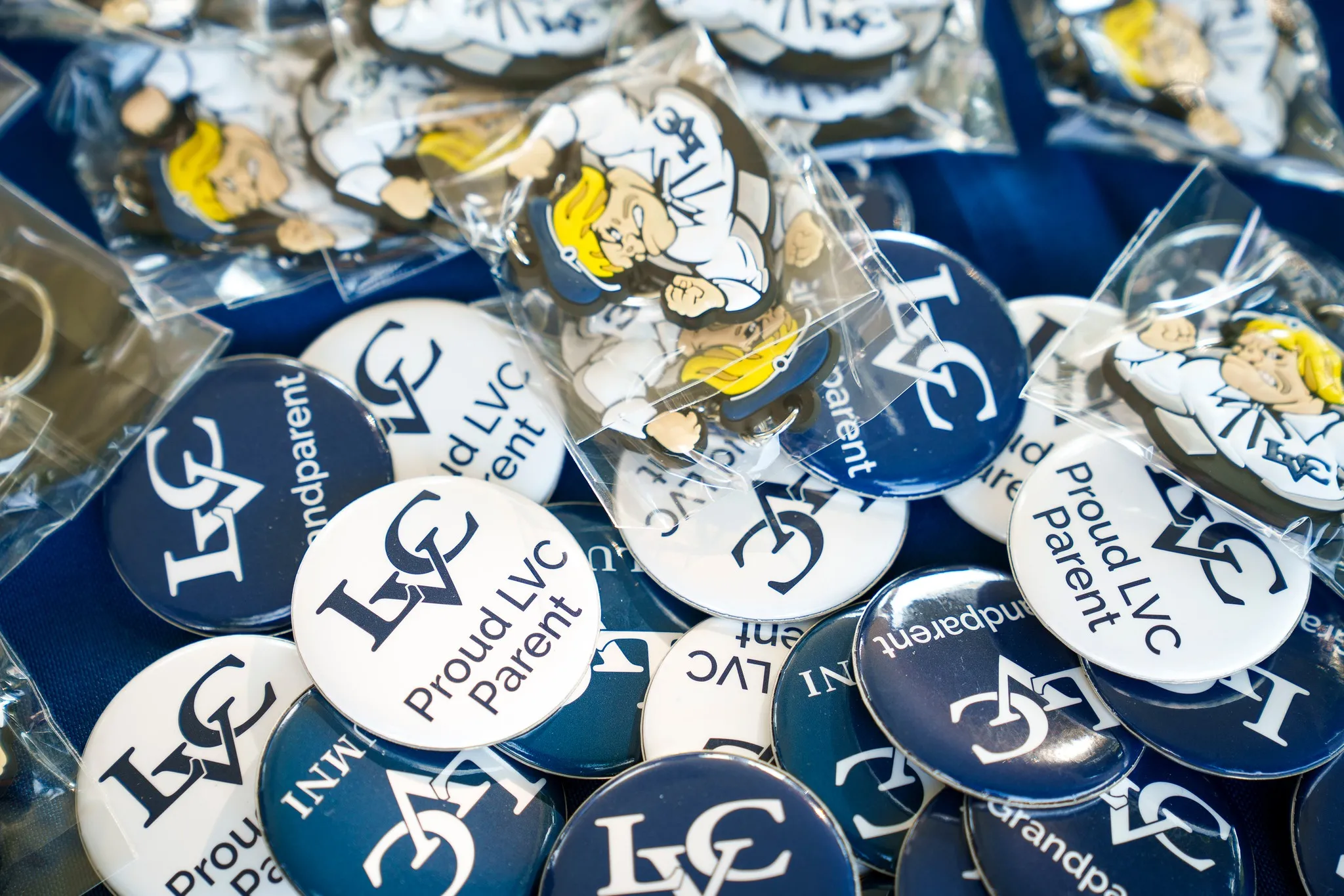 LVC family pins at Homecoming