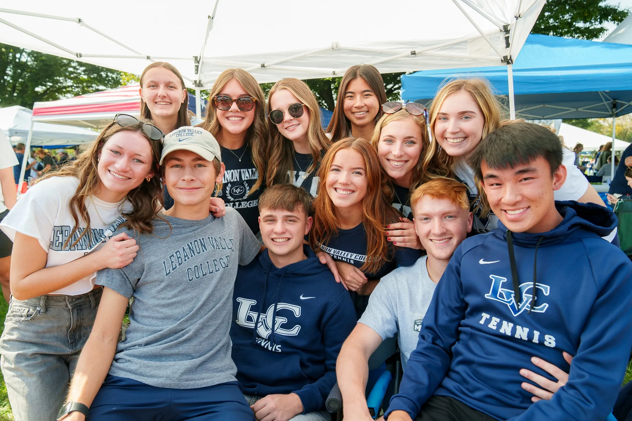 LVC students at Homecoming tailgate