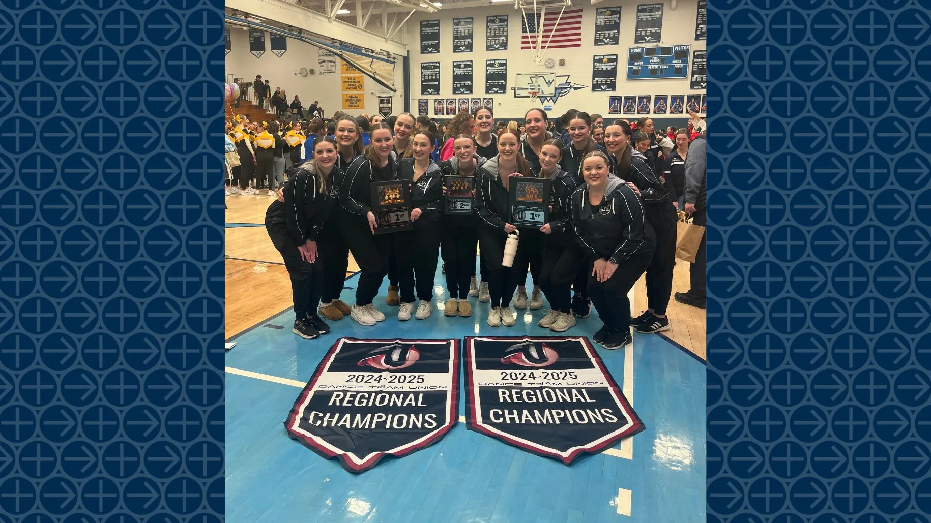 LVC's Competition Dance Team at Dance Team Union’s Newark Regional Competition